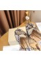 Jimmy Choo Sacaria 105 Sandaler Kvinnor Python Läder Svart