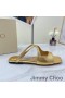 Jimmy Choo Anason Slaytlar Kadın Rugan Altın