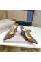 Jimmy Choo Bing Katır Kadın Süet Kristal ve İnci Askılı Kahve