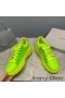Jimmy Choo elmas ışık Maxi F spor ayakkabı Kadın Platform tabanlı yeşil örgü