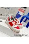 Jimmy Choo Eh P Florent F Spor Ayakkabı Unisex Dana Derisi Ve Parlak Tabanlı Kanvas Beyaz / Kırmızı