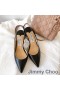 Jimmy Choo Fetto 65 Slingback Pompaları Kadın Deri Siyah