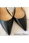 Jimmy Choo Fetto 65 Slingback Pompaları Kadın Deri Siyah