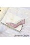 Jimmy Choo Love Pumps Women Glitter Degrade Fabric Pink