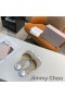 Jimmy Choo Minea Slaytlar Kadınlar Glitter Kumaş Altın