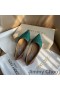 Jimmy Choo Romy Flats Kadın Glitter Kumaş Yeşil / Pembe
