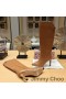 Jimmy Choo Alizze 90 Knee Booties Women Smooth Leather Brown