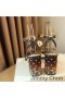 Jimmy Choo Arte 85 Sandalias De Las Mujeres De La Serpiente De Cuero Con Plexi Talón Negro