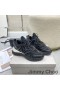 Jimmy Choo Cosmos F Zapatillas Unisex De Cuero Y Neopreno Negro