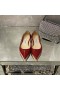 Jimmy Choo Amor Pisos Mujeres Charol Rojo