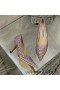 Jimmy Choo Amor Bombas De Las Mujeres Del Brillo De Degradar El Tejido De Púrpura