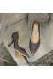 Jimmy Choo Amor Bombas De Las Mujeres Del Brillo De Degradar El Tejido Púrpura/Gris