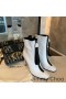Jimmy Choo Macel 100 Tobillo Botines De Las Mujeres De Cuero De Becerro Blanco