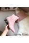 Jimmy Choo Maine Rodilla Botas De Las Mujeres Gamuza Con Cristal Adornado Talón De Color Rosa