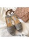Jimmy Choo Minea Diapositivas De Las Mujeres Gamuza Adornado Con Cristales De Color Gris