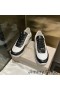 Jimmy Choo Monza Sneakers Women Leather With Embossed Logo Black