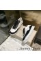 Jimmy Choo Monza Sneakers Women Leather With Embossed Logo Black