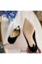 Jimmy Choo Romy Bombas De Las Mujeres Gamuza Con Perla Adornado Negro