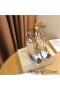 Jimmy Choo Sacaria 105 Sandalias De Mujer De Piel De Oveja De Plata