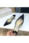 Jimmy Choo Saeda 65 Mulas De Las Mujeres Del Satén Con Cristal De Miel De La Cadena De Negro