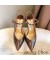 جيمي تشو Fetto 100 مضخات Slingback في المرأة جلد ثعبان
