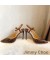 جيمي تشو Fetto 100 مضخات Slingback في المرأة جلد ثعبان
