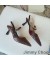 جيمي تشو راي 65 مضخات Slingback في المرأة جلد الثعبان مع JC حرف واحد فقط عنابي