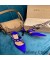 جيمي تشو راي 65 مضخات Slingback في النساء من جلد الغزال مع اللؤلؤ الأزرق