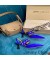 جيمي تشو راي 65 مضخات Slingback في النساء من جلد الغزال مع اللؤلؤ الأزرق