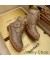 جيمي تشو الأحذية مشجرة المرأة Nubuck الجلدية مع جميع أنحاء سواروفسكي البني
