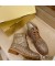 جيمي تشو الأحذية مشجرة المرأة Nubuck الجلدية مع جميع أنحاء سواروفسكي البني