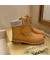 جيمي تشو الأحذية مشجرة المرأة Nubuck الجلدية مع كريستال تجميل البني