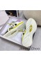 Jimmy Choo Cosmos F Tenisky Unisex Kůže A Neoprenu, Citron