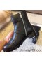Jimmy Choo Hanka Kotníkové Boty Ženy Kožené S Crystal Spony Černá