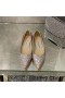 Jimmy Choo Lásky Byty Ženy Třpytky Snížit Tkaniny Rose/Stříbrná
