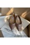 Jimmy Choo Romy Byty Ženy Třpytky Tkaniny Růžové
