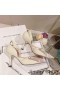 Jimmy Choo x Mugler Popruh 90 Čerpadla Ženy Ovčí Kůže A Mesh Béžová