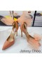 Jimmy Choo Averly 100 Pumper Kvinder Ruskind Med Overdimensionerede Mesh Buer Orange