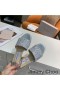 Jimmy Choo Minea Dias Kvinder Glimmer Stof Sølv