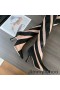 Jimmy Choo x Mugler Over Knæet 105 Sok Støvletter Kvinder Stribet Mesh Sort/Abrikos