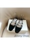 Jimmy Choo Amaya Muildieren Vrouwen Suede Met Parel Versiering Zwart