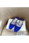 Jimmy Choo Amaya Muildieren Vrouwen Suede Met Parel Versiering Blauw