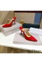 Jimmy Choo Bing Muildieren Vrouwen Suede Met Kristal En Parel Riem Rood