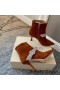 Jimmy Choo Kaza 85 Enkel Booties Vrouwen Suede Met Crystal Riem Bruin