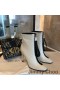 Jimmy Choo Macel 100 Enkel Booties Vrouwen Kalf Lederen Beige