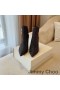 Jimmy Choo Minori 105 Enkel Booties Vrouwen Glitter Degraderen Met JC Embleem Zwart