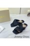 Jimmy Choo Narisa Dia ' S Van Vrouwen Satijn Zwart