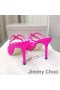 Jimmy Choo Anis 85 Kallistuneena Dioja Naisten Satiini Rose