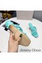 Jimmy Choo Diosa 85 Kallistuneena Dioja Naisten Nahka Punottu Hihna Sininen
