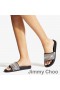 Jimmy Choo Fitz F Alustan Dioja Naisten Kangas Ja Nahka Helmiä Musta